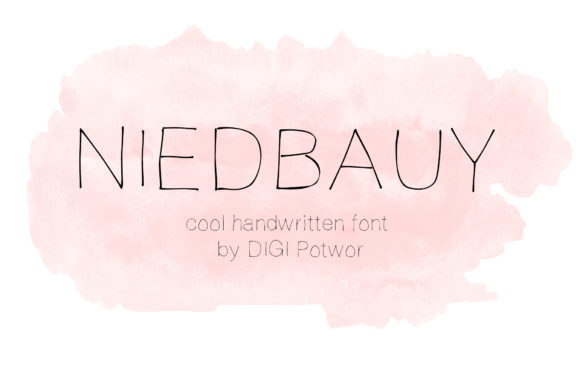 Niedbauy Font