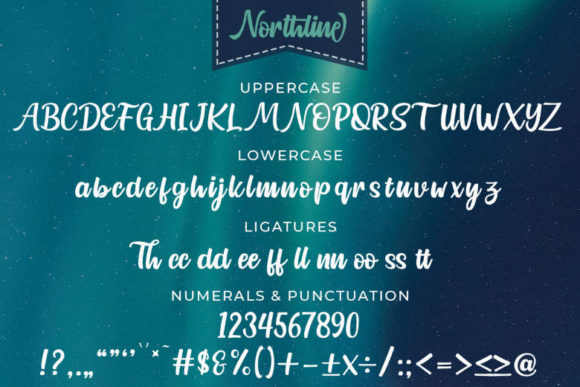 Northline Font Poster 9