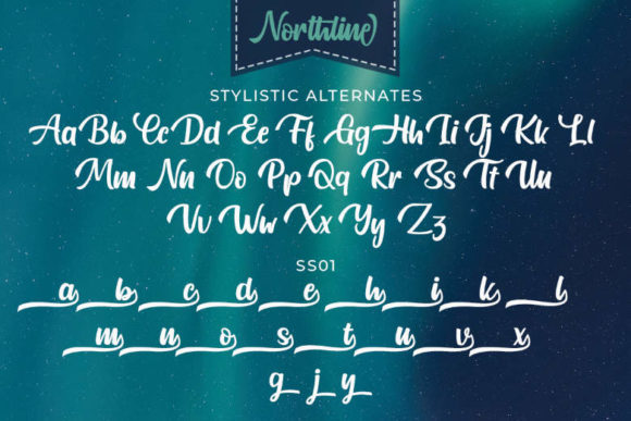 Northline Font Poster 10