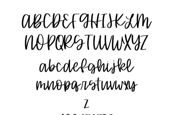 Oatmeal Cookie Font Poster 2