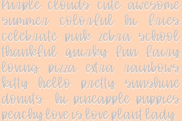 Oatmeal Cookie Font Poster 3