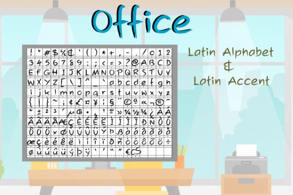 Office Font Poster 3