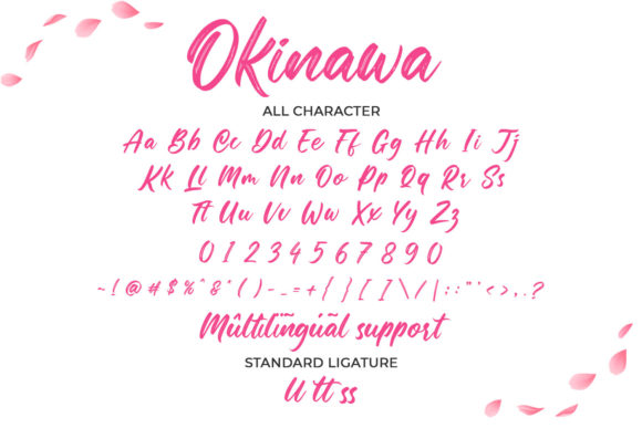 Okinawa Font Poster 2