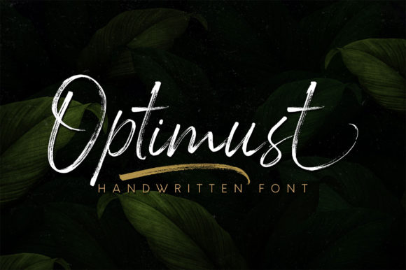 Optimust Font Poster 13