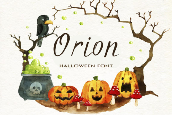 Orion Font Poster 1