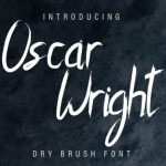 Oscar Wright Font Poster 1