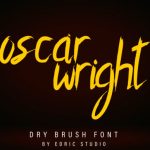 Oscar Wright Font Poster 2