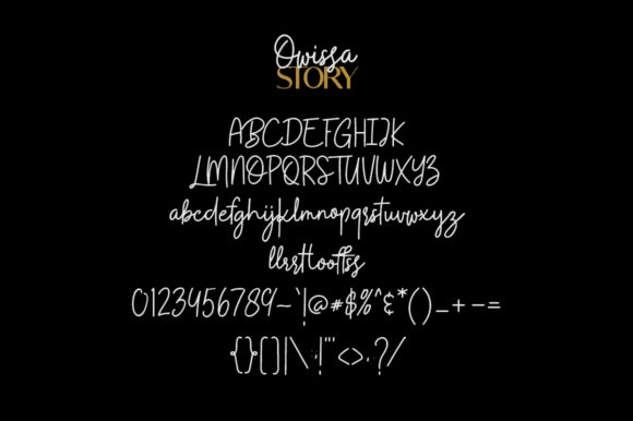 Owissa Story Duo Font Poster 7