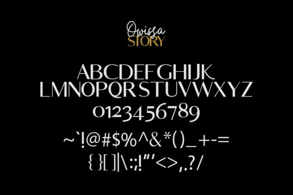 Owissa Story Duo Font Poster 8