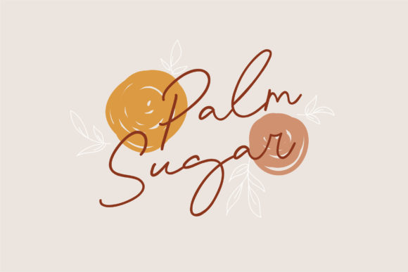 Palm Sugar Font Poster 1