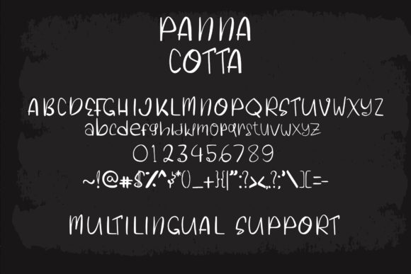 Panna Cotta Font Poster 6