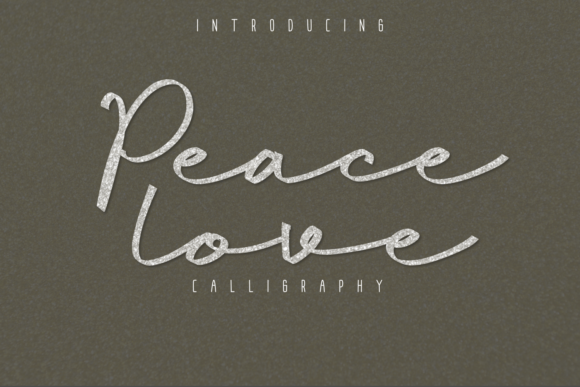 Peacelove Font Poster 9