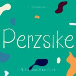 Perzsike Font Poster 1