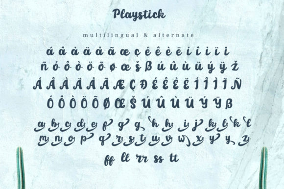 Playstick Font Poster 11
