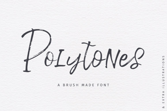 Polytones Font Poster 1