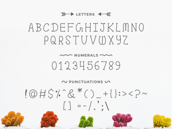 Pom Pom Font Poster 2