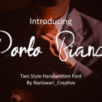 Porto Bianco Font Poster 1