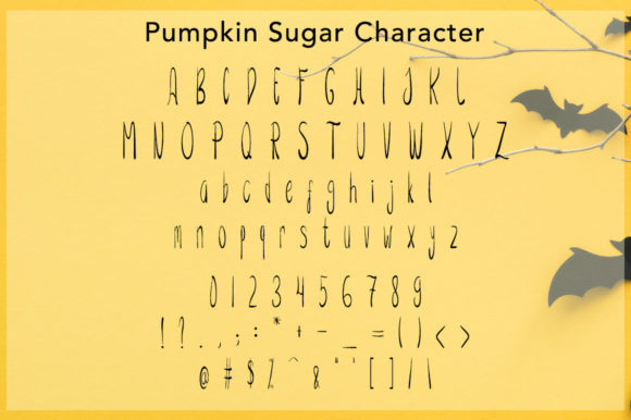 Pumpkin Sugar Font Poster 5