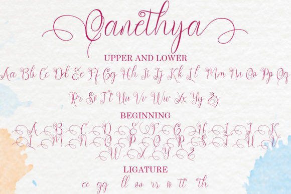 Qanethya Font Poster 7