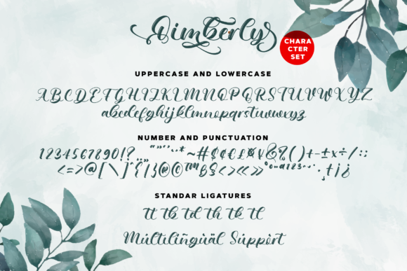 Qimberly Font Poster 10