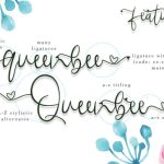 Queenbee Font Poster 7