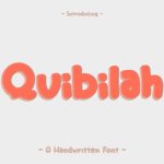 Quibilah Font Poster 1