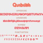 Quibilah Font Poster 3