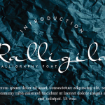 Ralligila Font Poster 1