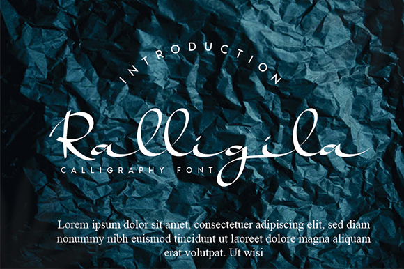 Ralligila Font Poster 1