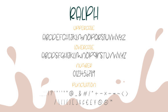 Ralph Font Poster 3