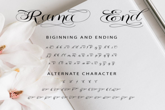 Rama End Font Poster 7