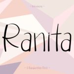 Ranita Font Poster 1