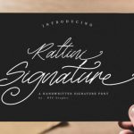 Rattini Signature Font Poster 1