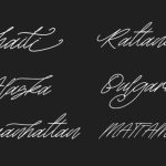 Rattini Signature Font Poster 8