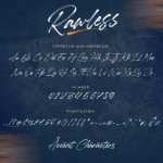 Rawless Font Poster 5