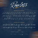 Rawless Font Poster 6