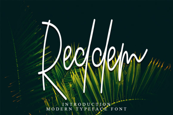 Reddem Font Poster 1