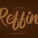 Reffin Font Poster 1