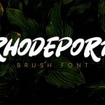 Rhodeport Font Poster 1