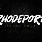 Rhodeport Font Poster 11