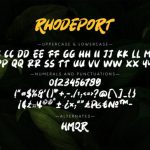 Rhodeport Font Poster 10