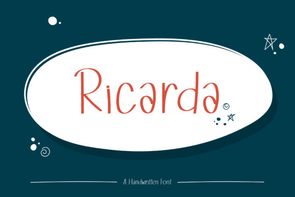 Ricarda Font Poster 1