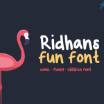 Ridhans Font Poster 1