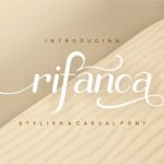 Rifanca Font Poster 1