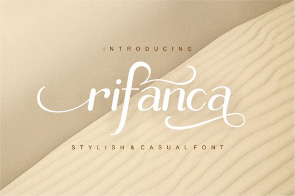 Rifanca Font Poster 1