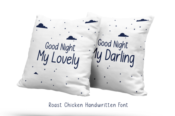 Roast Chicken Font Poster 3