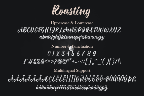 Roasting Font Poster 6