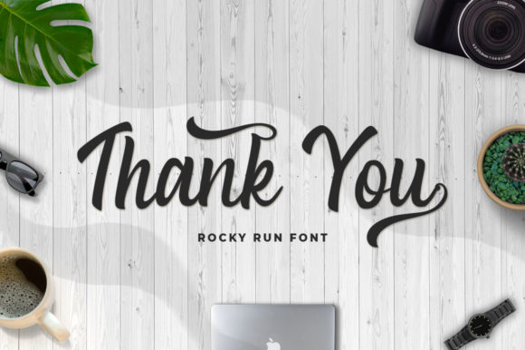 Rocky Run Font Poster 10