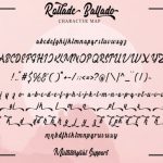 Rollade Ballado Font Poster 9