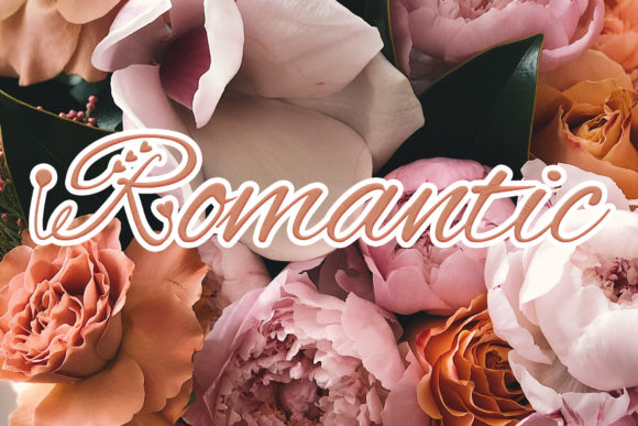 Romantic Font Poster 1